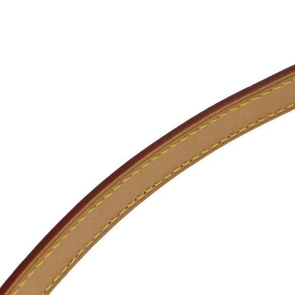 LOUIS VUITTON Less Baxter MM Dog Leash Leather Beige M58051 LV Auth 86281 - Picture 5 of 13